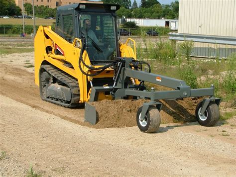 skid steer graders|grader attachment for skid loaders.